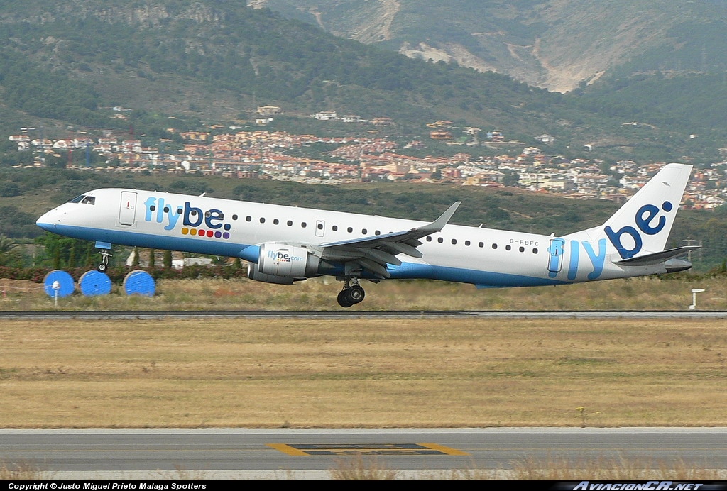 G-FBEC - Embraer 195-200AR - Flybe