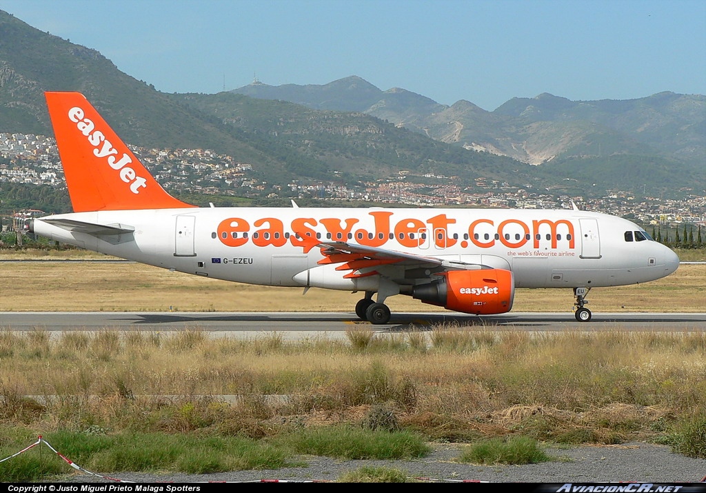 G-EZEU - Airbus A319-111 - EasyJet Airlines