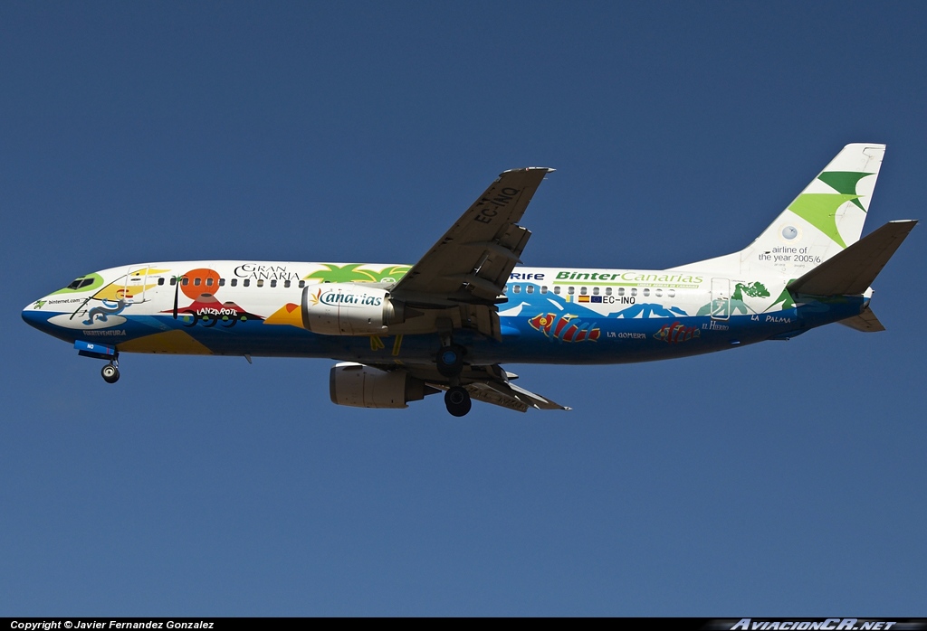 EC-INQ - Boeing 737-4Q8 - Binter Canarias