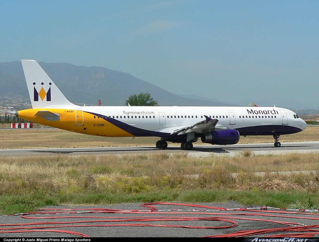 G-OZBN - Airbus A321-231 - Monarch Airlines