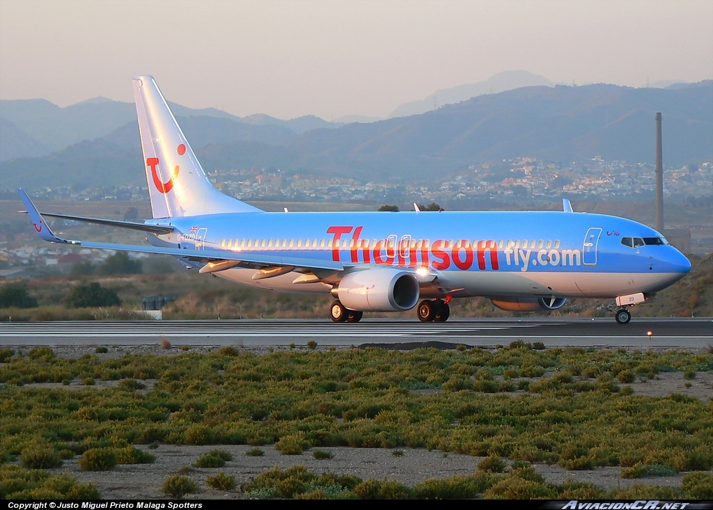 G-FDZD - Boeing 737-8K5 - Thomsonfly (Britannia Airways)