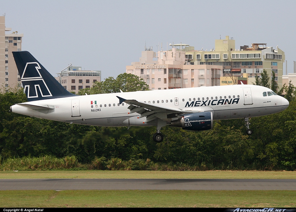 N612MX - Airbus A319-112 - Mexicana