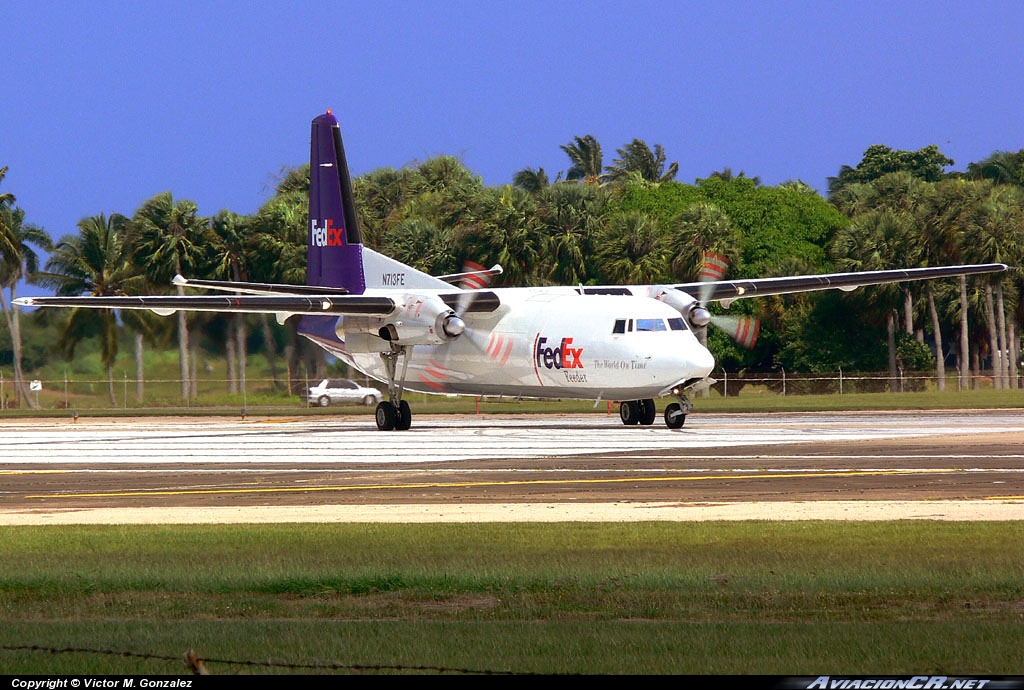 N713FE - Fokker F-27 Friendship - FedEx