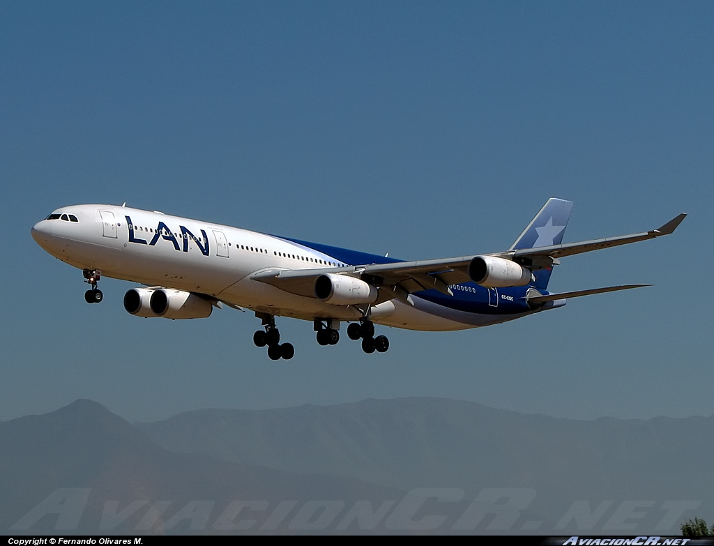 CC-CQC - Airbus A340-313X - LAN Airlines