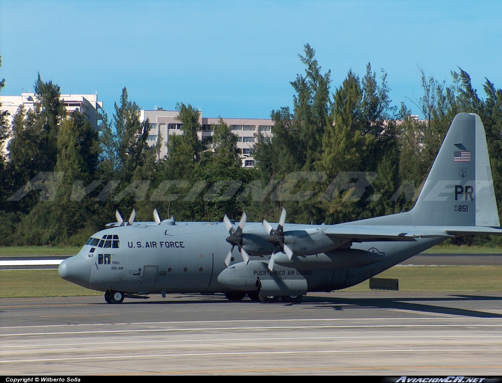 63-7851 - Lockheed AC-130E Hercules (L-382) - USFA- Puerto Rico Air National Guard