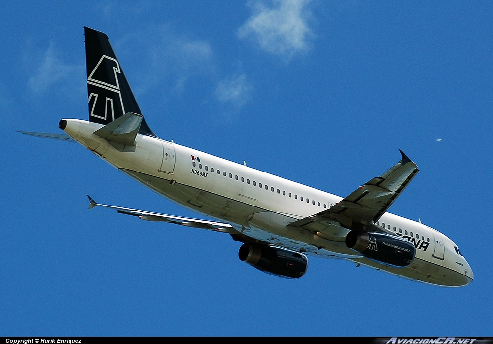 N368MX - Airbus A320-231 - Mexicana