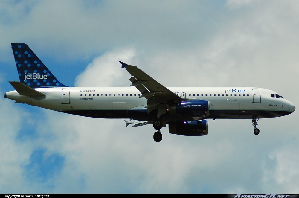 N581JB - Airbus A320-232 - Jet Blue