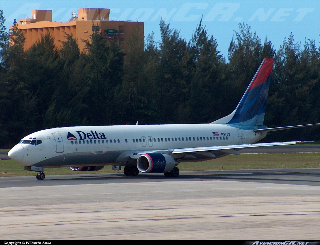 N3753 - Boeing 737-832 - Delta Airlines