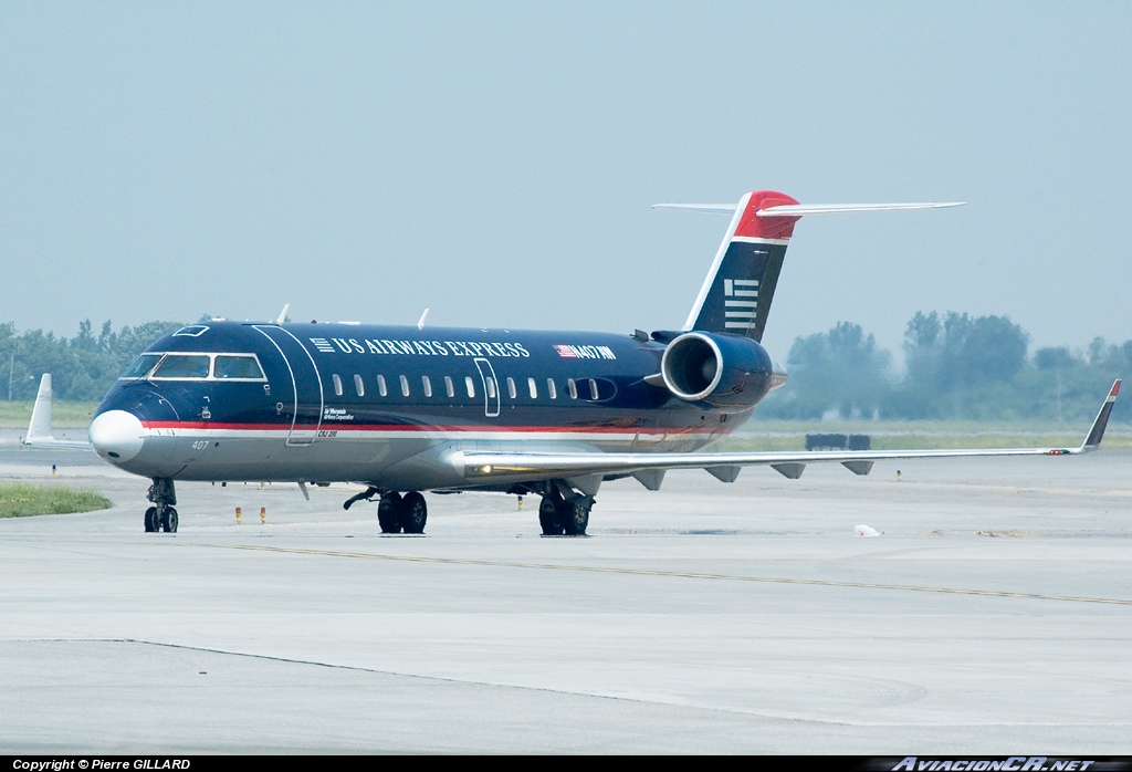 N407AW - Bombardier CRJ200 - Air Wisconsin - US Airways Express