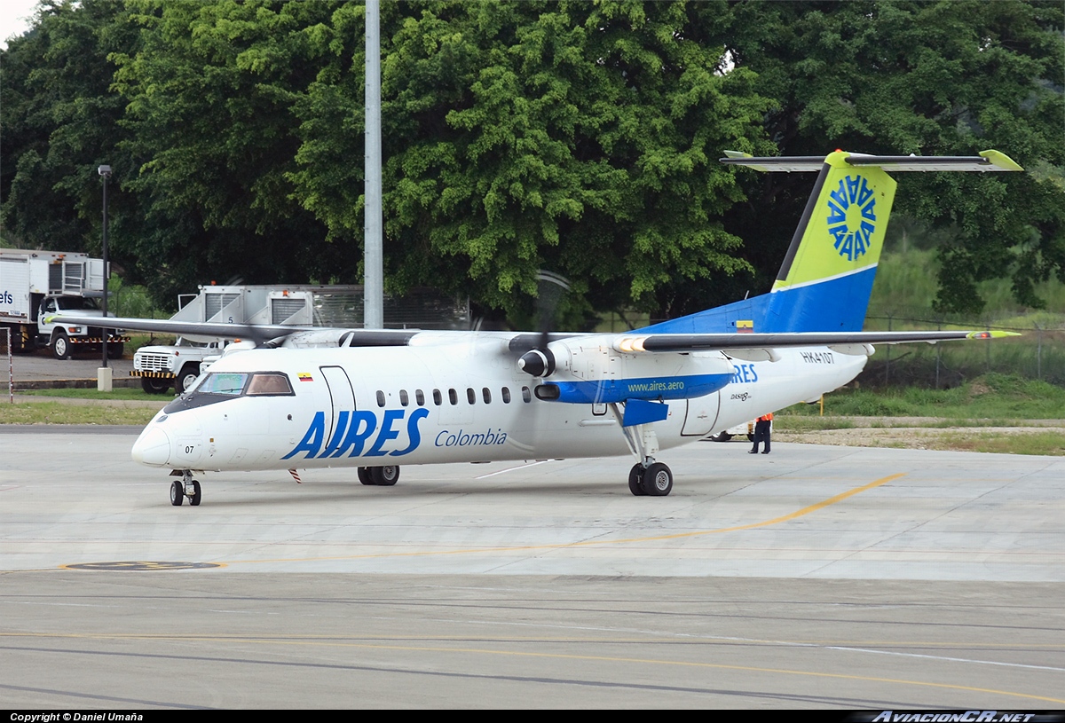 HK-4107 - De Havilland Canada DHC-8-300 Dash 8 - Aires Colombia