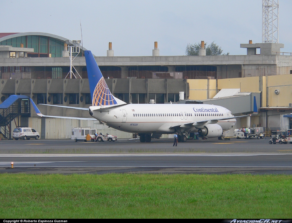 N78285 - Boeing 737-800 - Continental Airlines