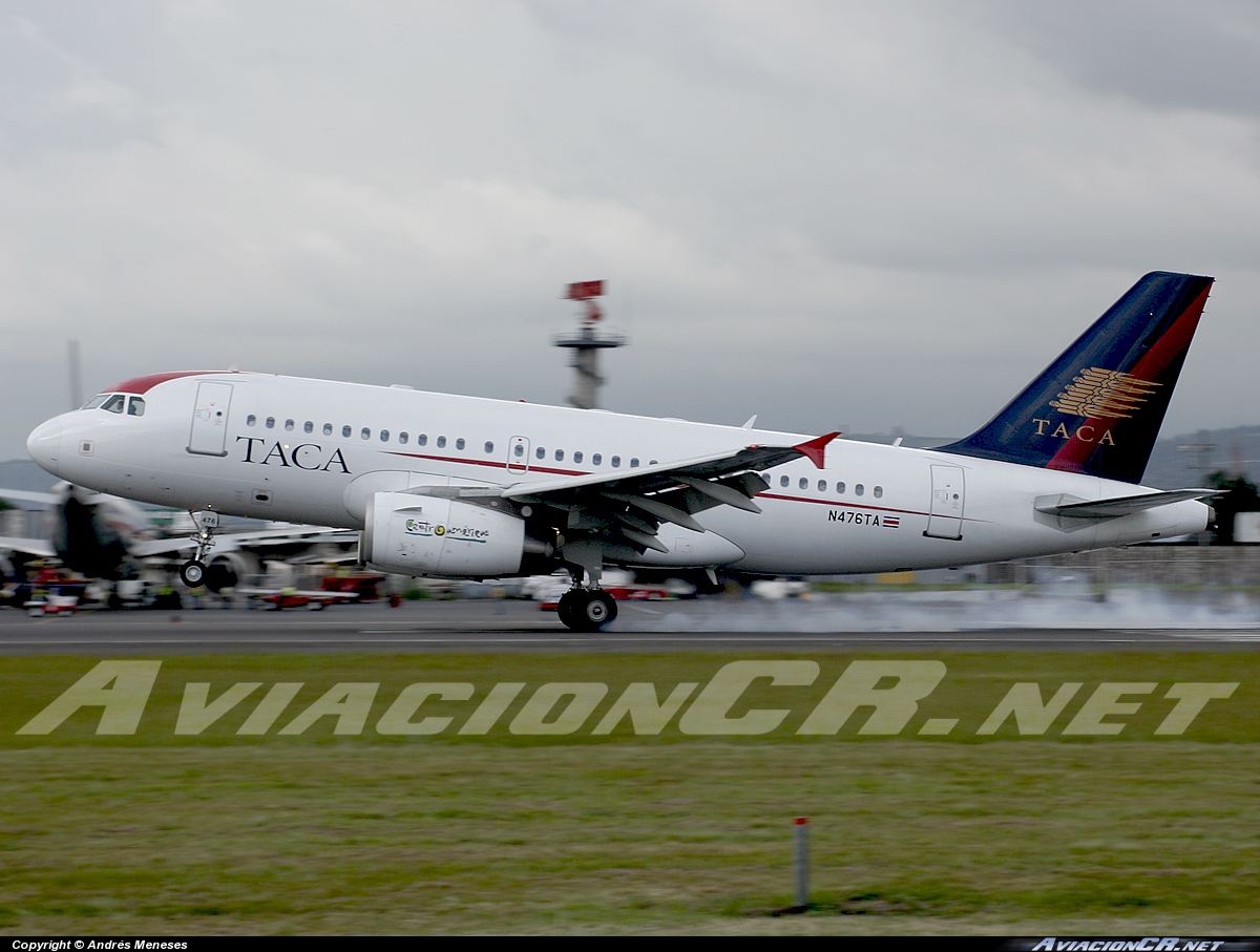 N476TA - Airbus A319-132 - TACA