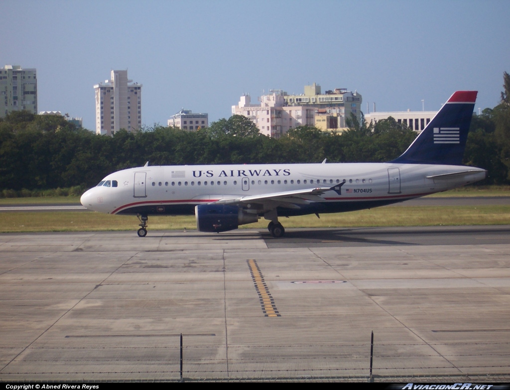 N704US - Airbus A319-100 - US Airways