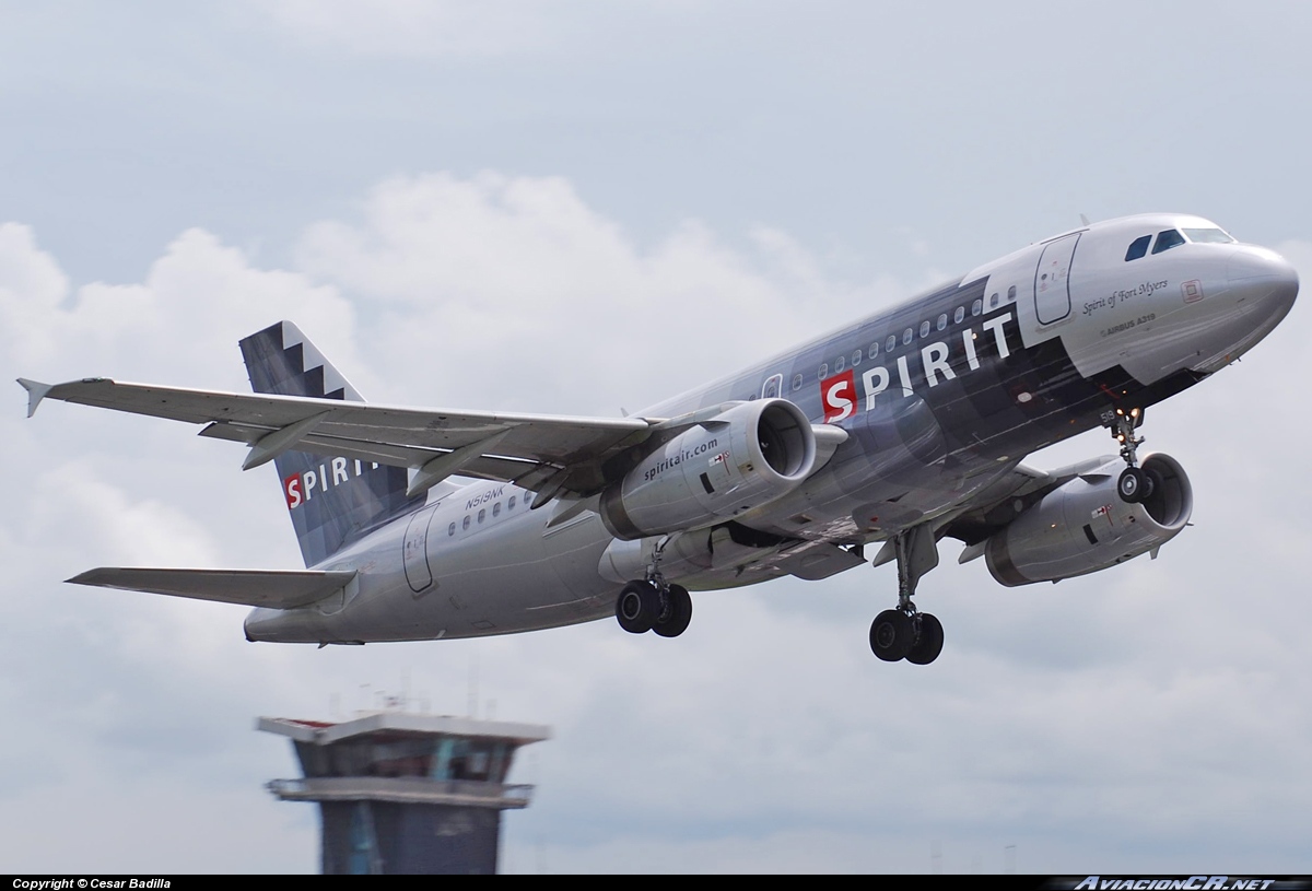 N519NK - Airbus A319-132 - Spirit Airlines