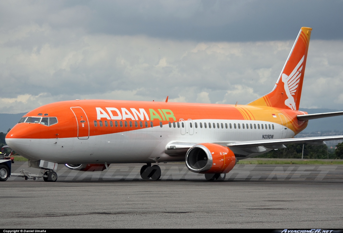 N239DW - Boeing 737-4YO - Adam Air