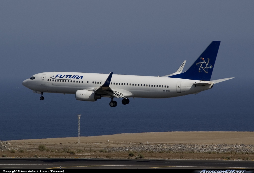 EI-DND - Boeing 737-86N - Futura International Airways