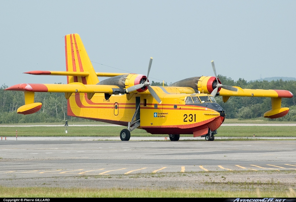 C-FTXK - Canadair CL215-1A10 - Gobierno de Québec - Servicio Aéreo Gubernamental