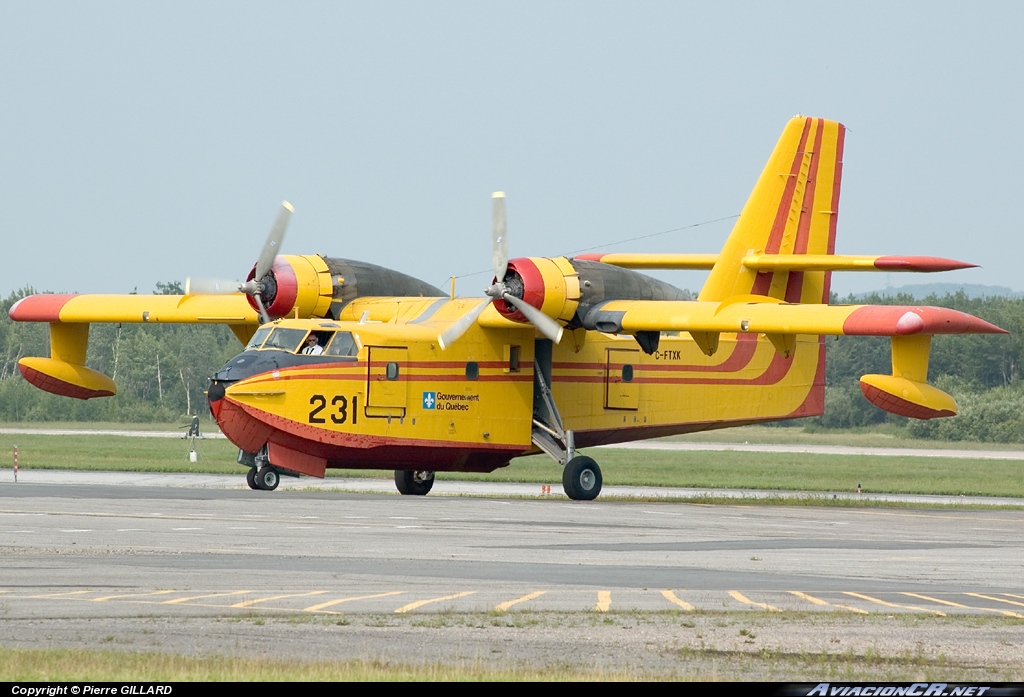 C-FTXK - Canadair CL215-1A10 - Gobierno de Québec - Servicio Aéreo Gubernamental