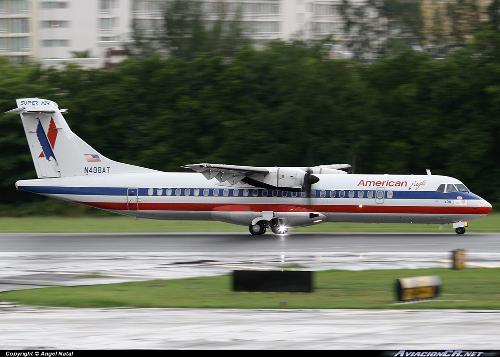 N498AT - Aerospatiale ATR-72 - American Eagle