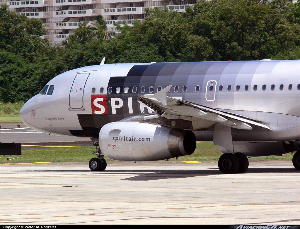 N509NK - Airbus A319-132 - Spirit Airlines