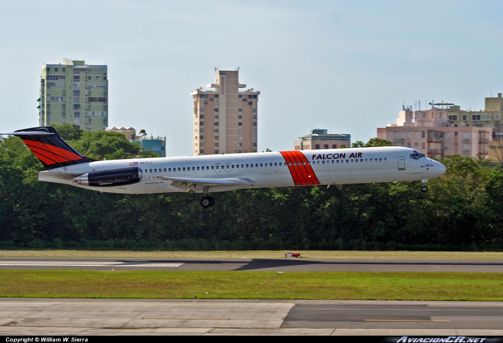 n831lf - McDonnell Douglas MD-83 - Falcon Air