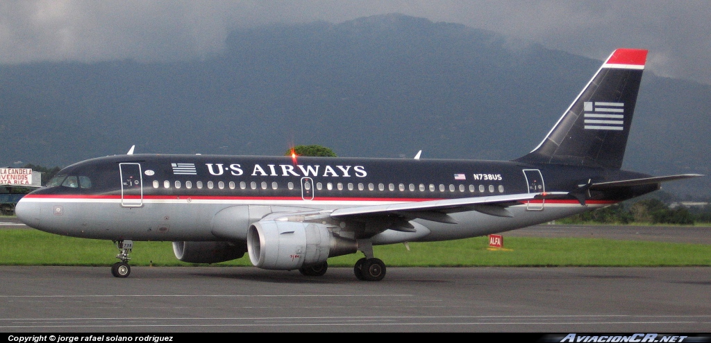 N738US - Airbus A319-100 - US Airways