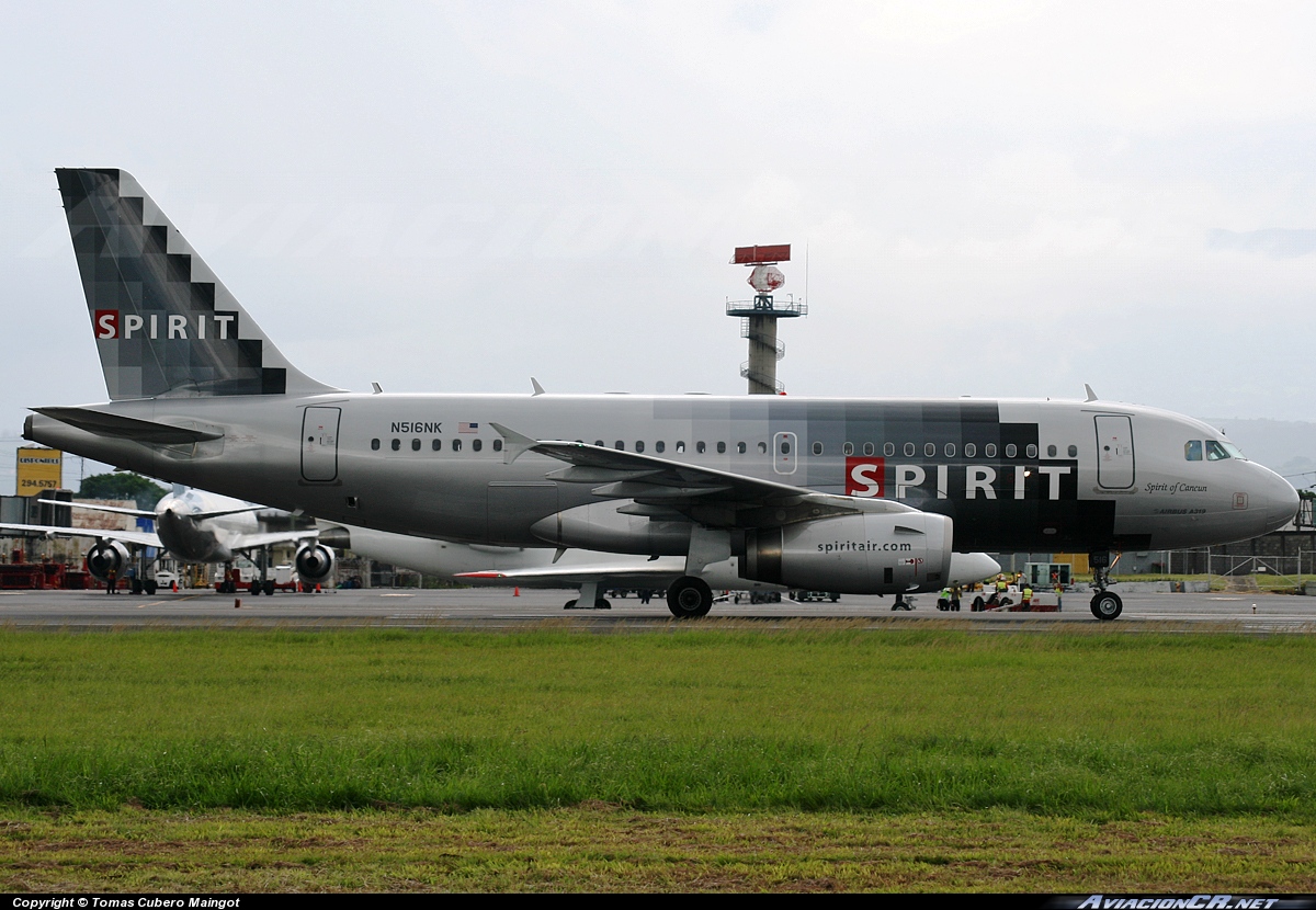 N516NK - Airbus A319-132 - Spirit Airlines