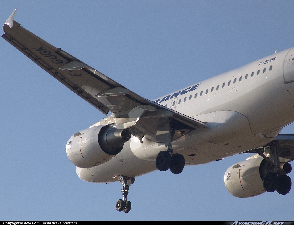 F-GUGK - Airbus A318-100 - Air France