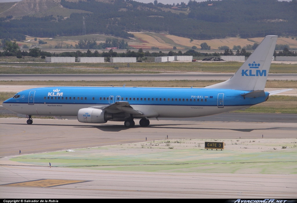 PH-BXL - Boeing 737-800 - KLM - Royal Dutch Airlines