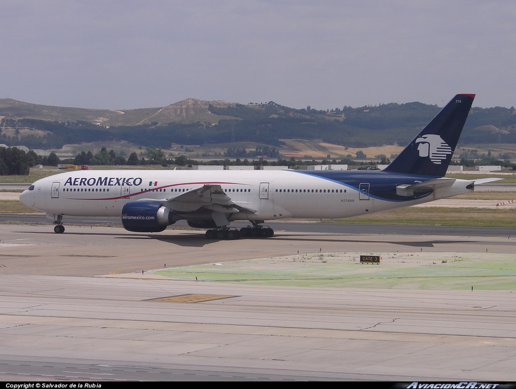 N774AM - Boeing 777-2Q8ER - Aeromexico