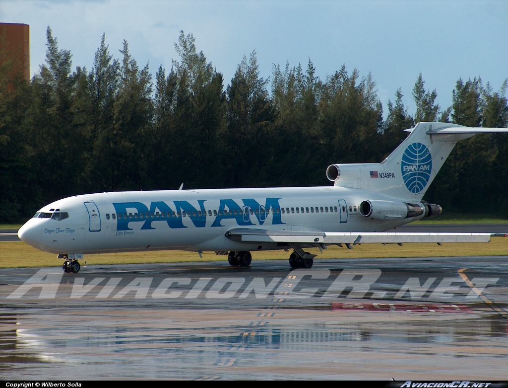 N349PA - Boeing 727-222 - Pan Am