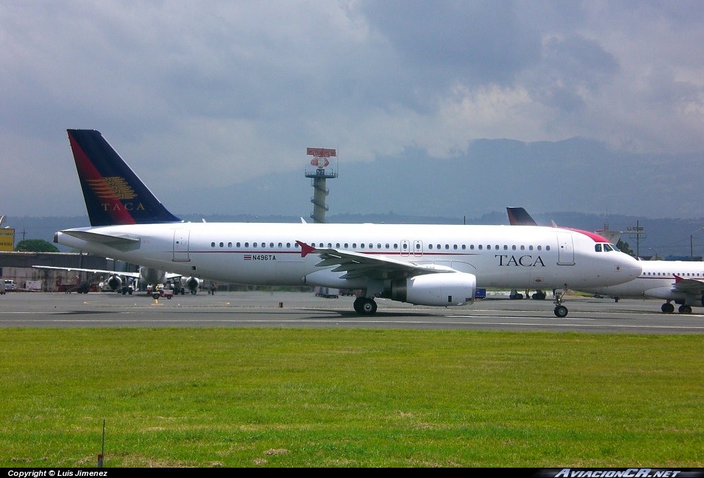 N496TA - Airbus A320-233 - TACA