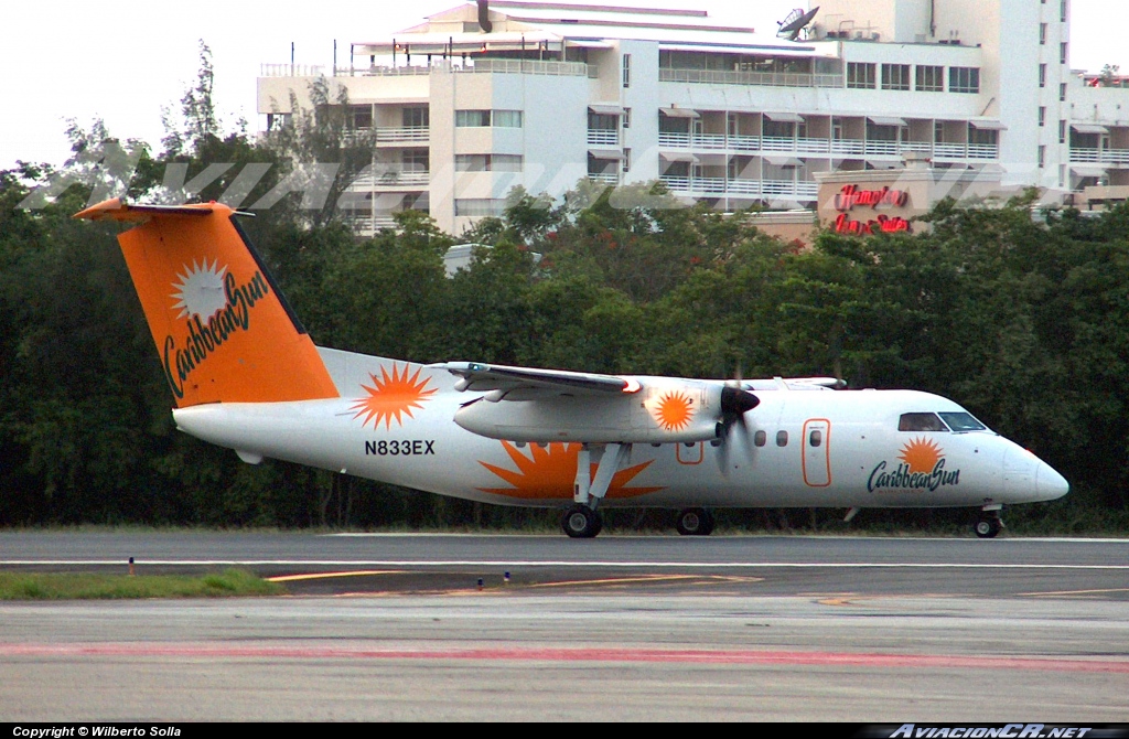 N833EX - de Havilland DHC-8 (Dash 8) - Caribbean Sun