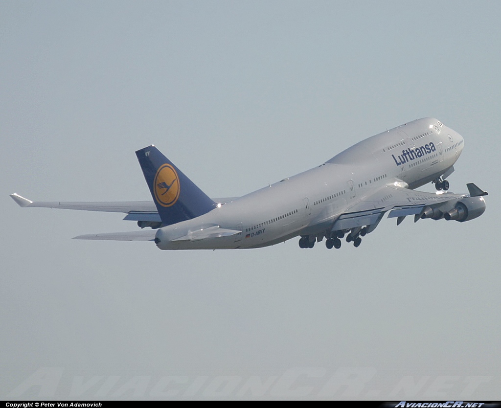 D-ABVY - Boeing 747-430 - Lufthansa