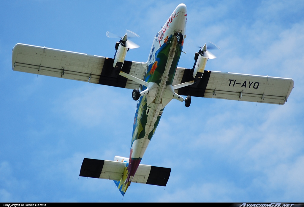 TI-AYQ - De Havilland Canada DHC-6-300 Twin Otter - Nature Air