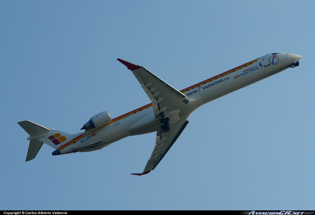 EC-JZV - Bombardier CRJ-900ER - Iberia Regional (Air Nostrum)
