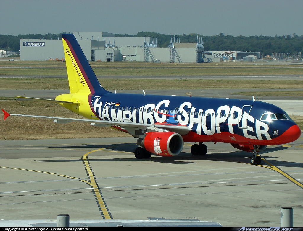 D-AKNI - Airbus A319-112 - Germanwings