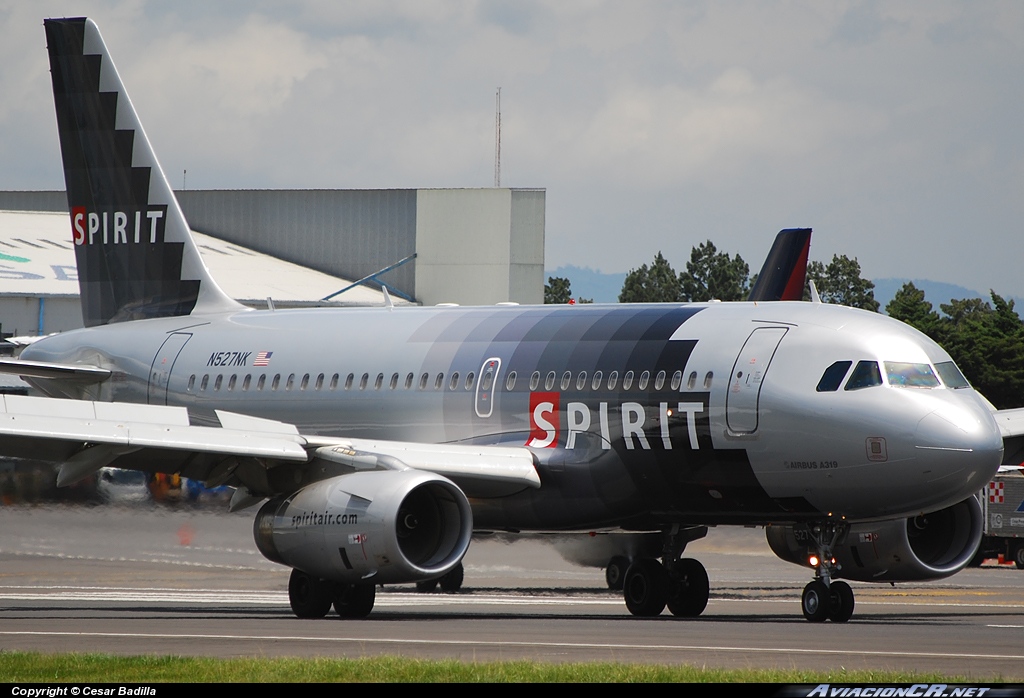 N527NK - Airbus A319-132 - Spirit Airlines