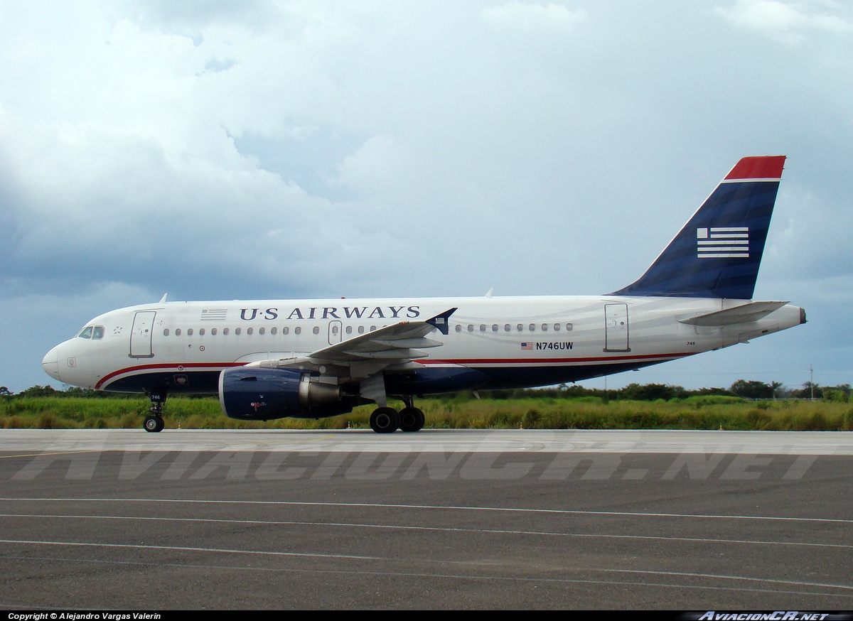 N746UW - Airbus A319-112 - US Airways