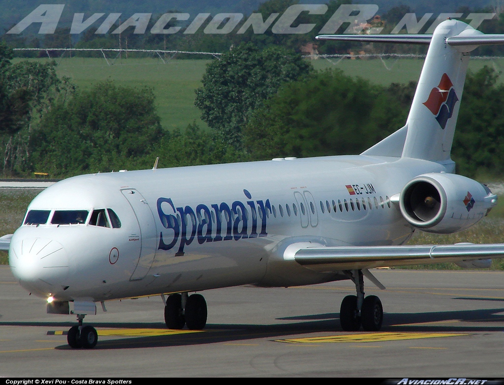 EC-JJM - Fokker F-100 - Spanair