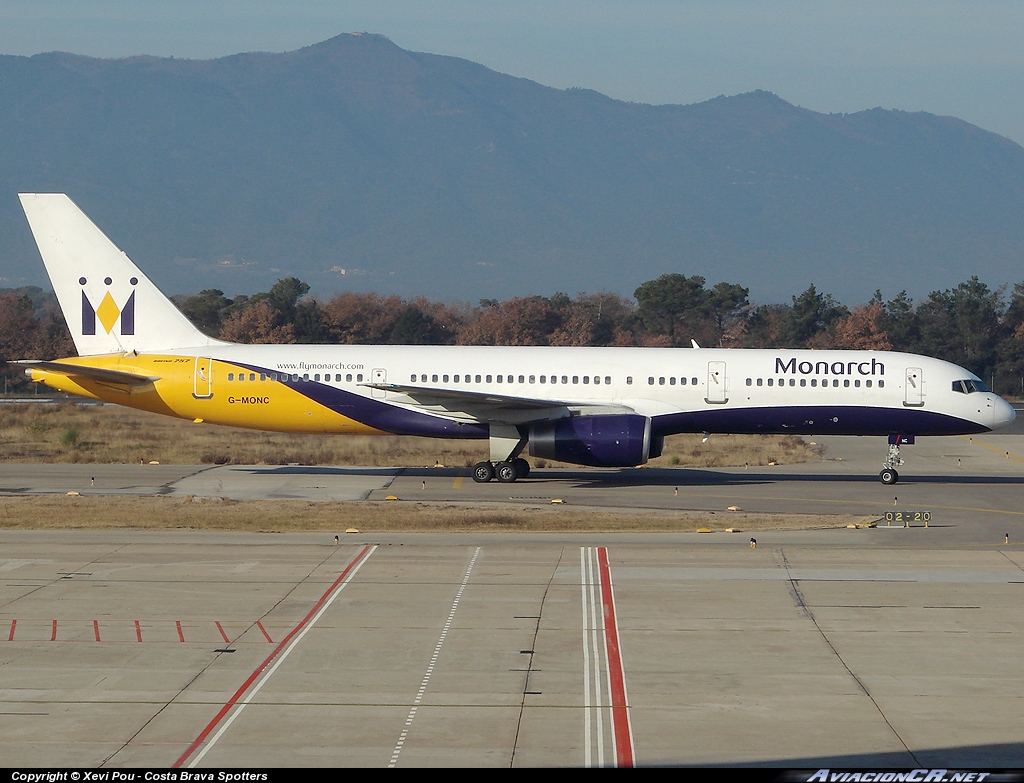 G-MONC - Boeing 757-2T7 - Monarch Airlines