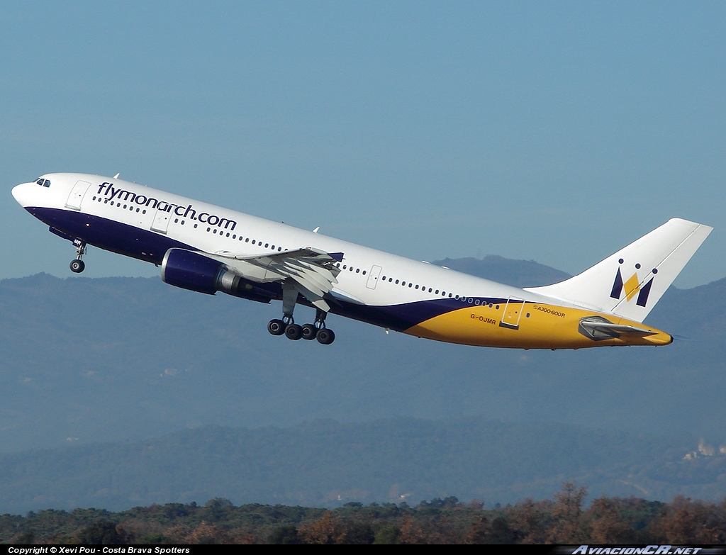 G-OJMR - Airbus A300B4-605R - Monarch Airlines