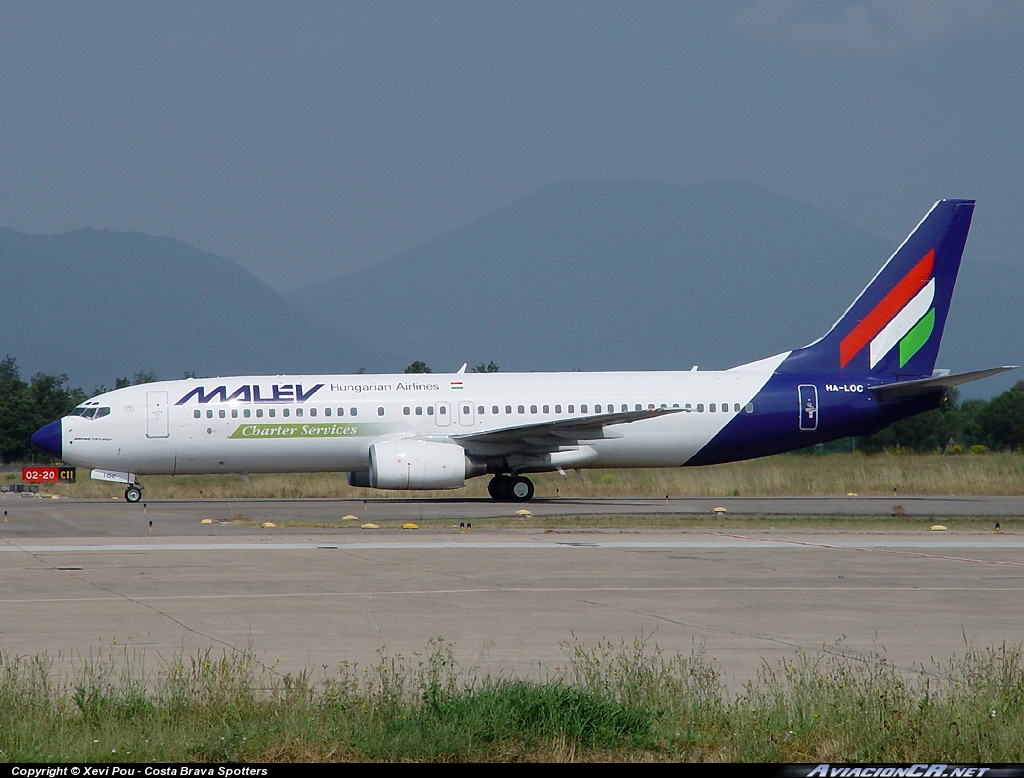 HA-LOC - Boeing 737-8Q8 - MALEV - Hungarian Airlines