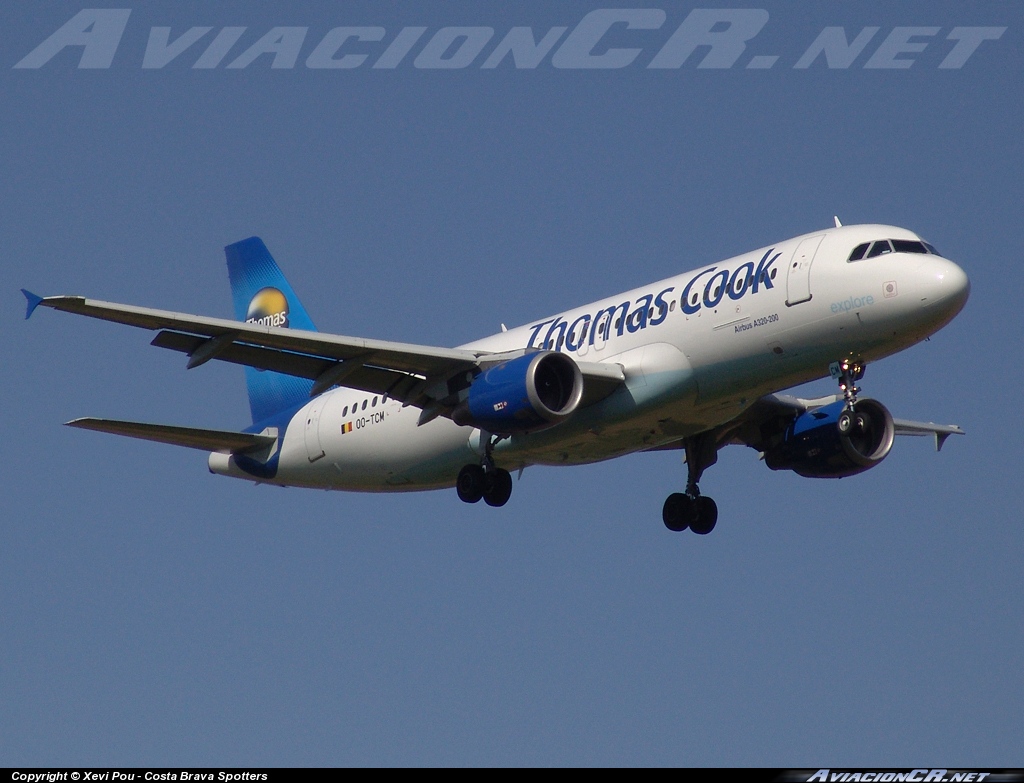 OO-TCM - Airbus A320-211 - Thomas Cook