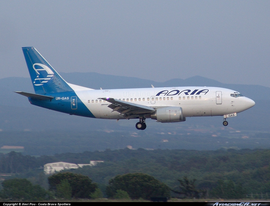 UR-GAS - Boeing 737-528 - Adria Airways (Ukraine International Airlines)