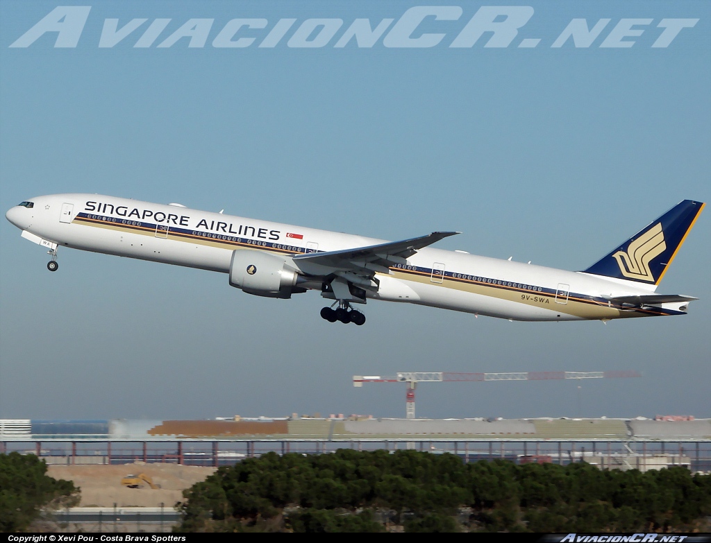 9V-SWA - Boeing 777-312-ER - Singapore Airlines