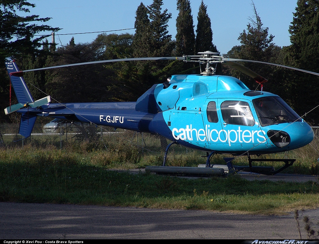 F-GJFU - Aerospatiale AS 355 Ecureuil 2 - Cat Helicopters