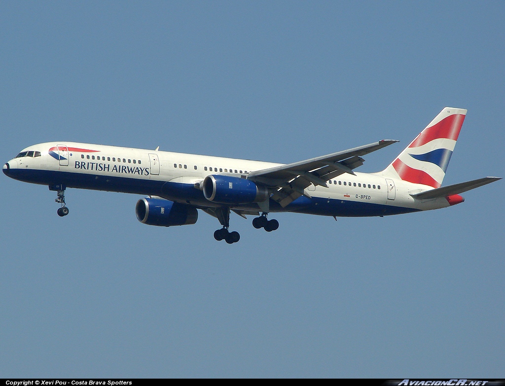 G-BPED - Boeing 757-236/ER - British Airways