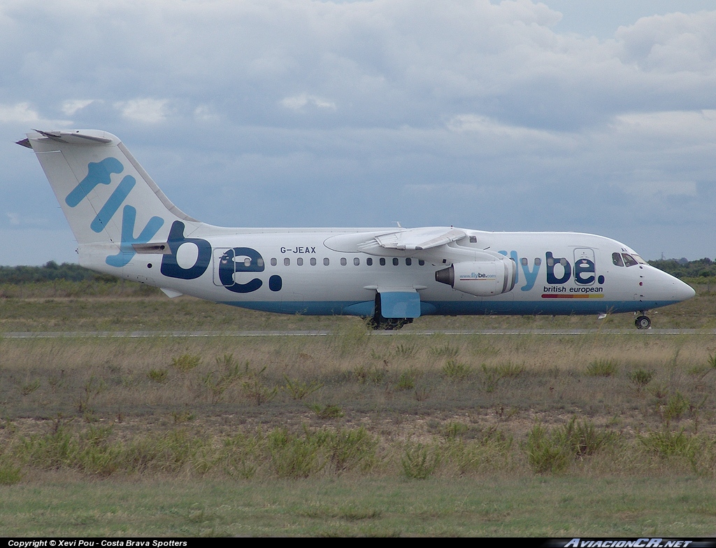 G-JEAX - British Aerospace BAe-146-200 - Flybe