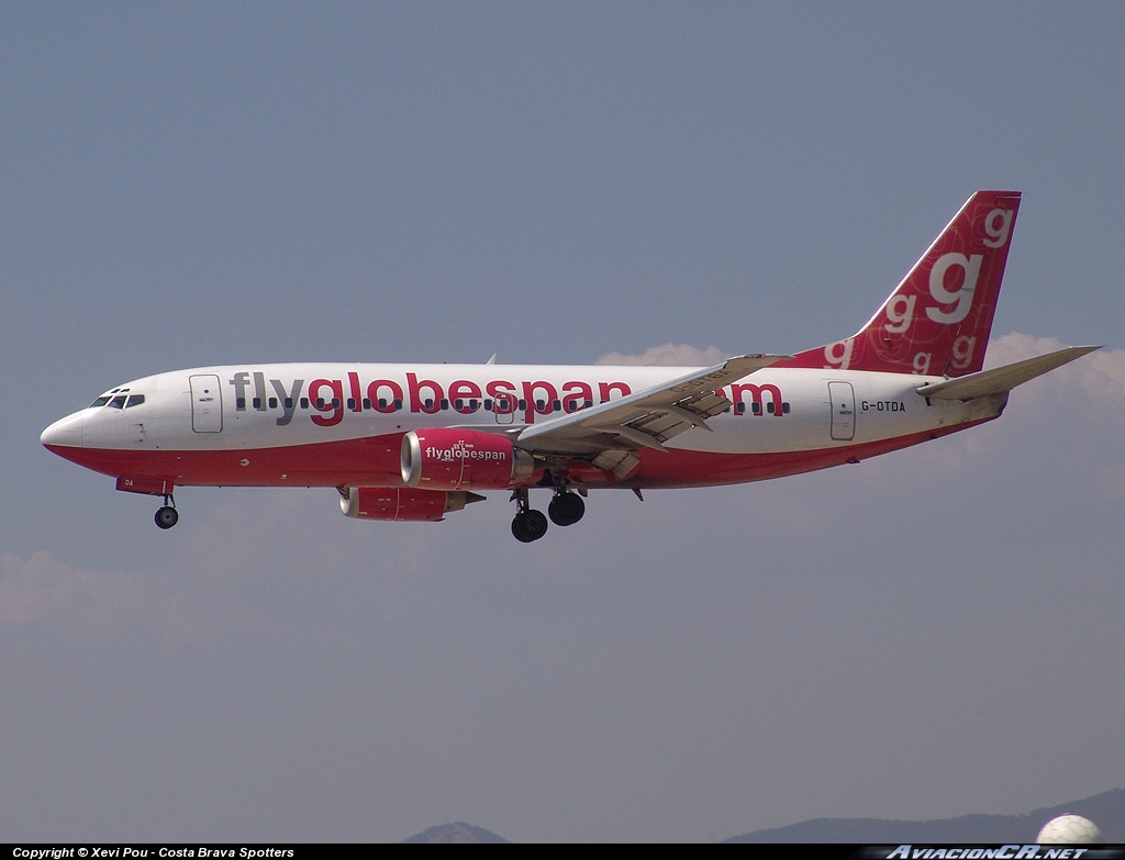 G-OTDA - Boeing 737-31S - Flyglobespan